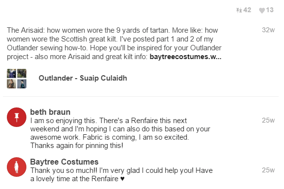 Heartwarming comments